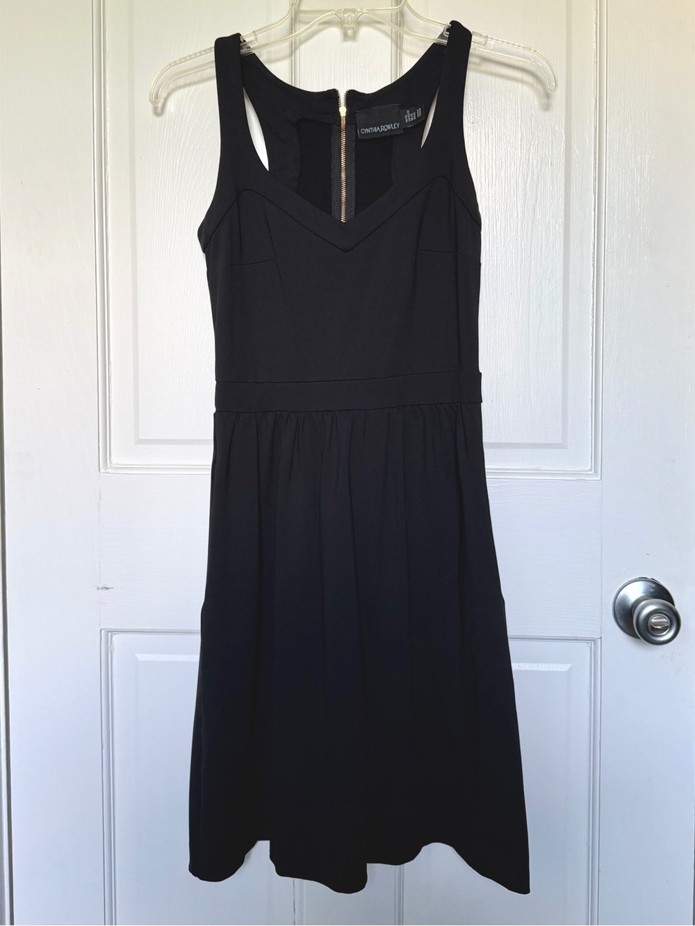 3 for $30 Cynthia Rowley Black Sleeveless Fit & Flare Dress Size XS